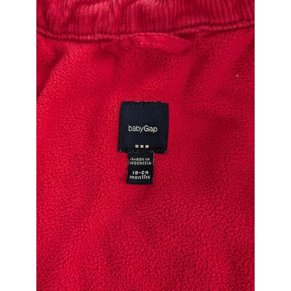 Baby Gap Quilted Fleece Jacket, 18-24m